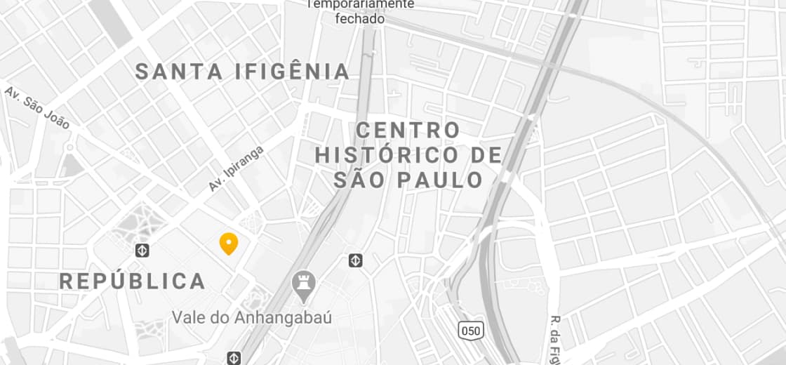 Mapa marcando endereço em Rua Logo Ali, número 2191 - Santa Ifigênia - SP